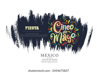 Cinco de Mayo, fiesta, vector graphic design