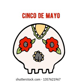 Cinco De Mayo flat illustration for greeting card, ad, promotion, poster, flier, blog, article, social media, marketing