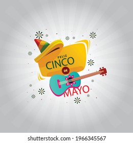 Cinco de Mayo. floral abstract background