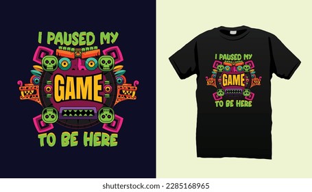 Cinco De Mayo Gamer T-shirt design