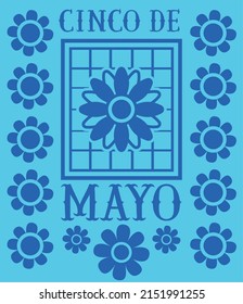 cinco de mayo garland with flowers