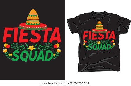 Diseño gráfico de la camiseta de Cinco de Mayo. Vector de diseño de la camiseta de Cinco de Mayo para imprimir. Diseño utilizado para la moda, impresión, póster, banner, regalo., tarjeta, etiqueta engomada y etc.