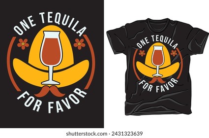 Cinco De Mayo Graphic T-shirt Design.Cinco de t-shirt design vector for print.Design used for fashion, print, poster, banner, gift., card, sticker and etc.