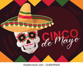 Cinco de mayo greeting card style