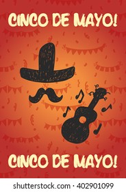 Cinco de mayo greeting card