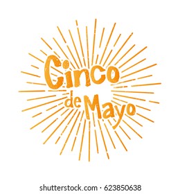 Cinco de Mayo. Greeting card