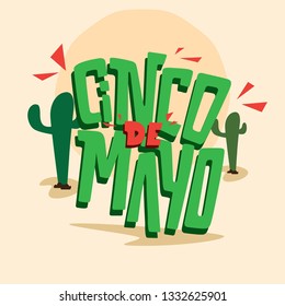 Cinco De Mayo handlettering