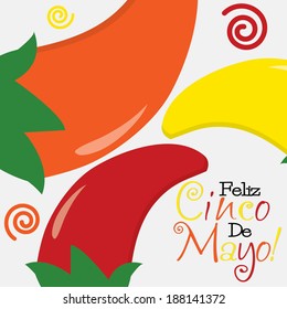 Cinco de Mayo (Happy 5th of May) card in vector format.