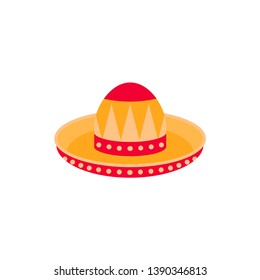 Traditional Mexican Hat Symbol Sombrero Icon Stock Vector (Royalty Free ...