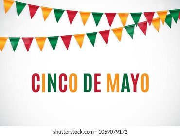 Cinco de Mayo holiday background. Vector illustration. EPS10