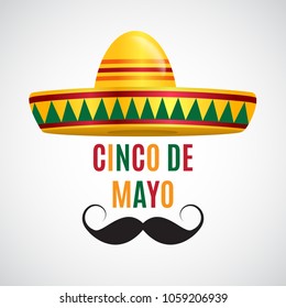 Cinco de Mayo holiday background. Vector illustration. EPS10