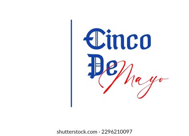 Cinco de mayo, Holiday concept. Template for background, banner, card, poster, t-shirt with text inscription