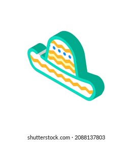 cinco de mayo holiday isometric icon vector. cinco de mayo holiday sign. isolated symbol illustration