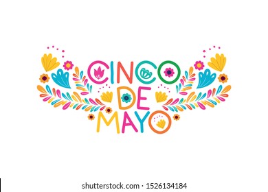 cinco de mayo label isolated icon vector illustration design