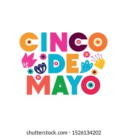 cinco de mayo label isolated icon vector illustration design