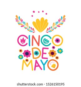 cinco de mayo label isolated icon vector illustration design