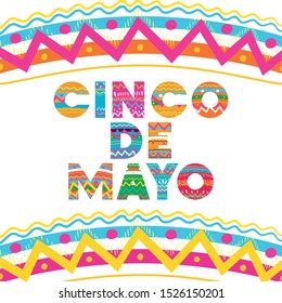 cinco de mayo label isolated icon vector illustration design