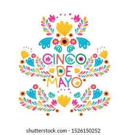 cinco de mayo label isolated icon vector illustration design