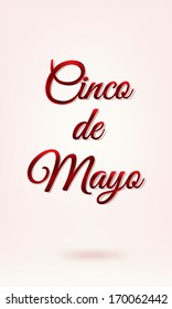 cinco de mayo - lettering