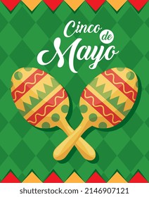 cinco de mayo lettering card