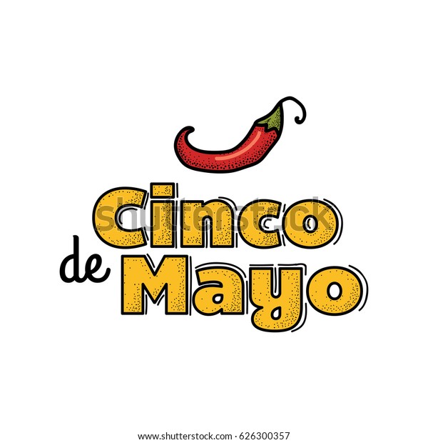 Cinco De Mayo Logo 5th May Stock Vector (Royalty Free) 626300357 ...