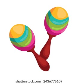 cinco de mayo maracas illustration design