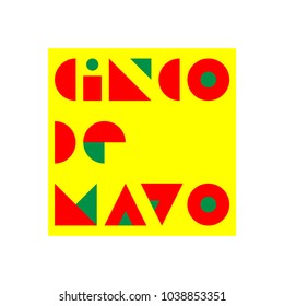 Cinco de Mayo - May 5, federal holiday in Mexico. Fiesta banner and poster design.