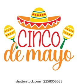  - Cinco de Mayo - May 5, Federal Holiday in Mexico. Fiesta Banner And Poster Design With Flags, Flowers, Fecorations, Maracas And Sombrero