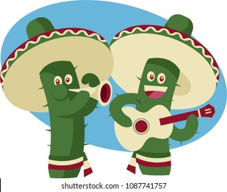Cinco de Mayo Mexican cactus