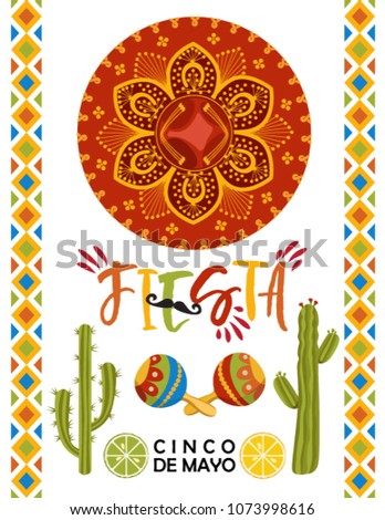 Cinco De Mayo Mexican card design. Mexican holiday background. Mexican greeting card