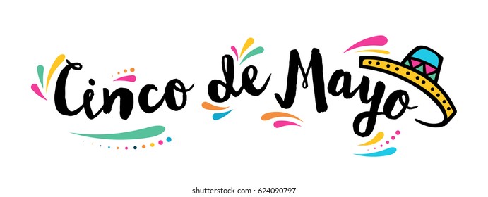 Cinco De Mayo, Mexican Fiesta, Holiday Poster, Banner, Greeting Card