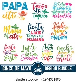 Cinco de Mayo, Mexican holiday, greeting card, poster and banner, Design element for poster, greeting card, Calligraphy graphic design typography element, and Hand written vector sign