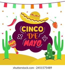 Cinco de mayo. Festival de México, celebración mexicana.