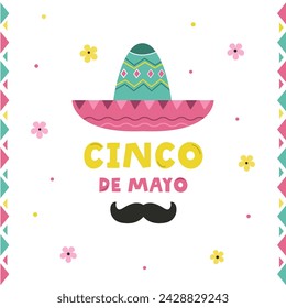 cinco de mayo, nachos, character, holiday, national, mexican, illustration, de, cinco, mayo, celebration, food, hat, traditional, fiesta, poster, sombrero, design, party, happy, festive, background, v