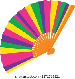 Cinco de mayo paper fan element