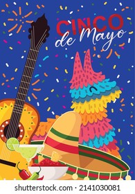 Cinco de mayo party card style