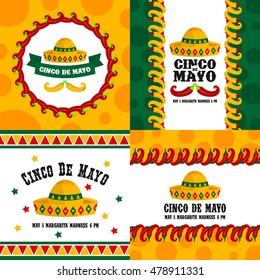 Cinco de Mayo poster design template