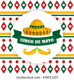 Cinco de Mayo poster design template