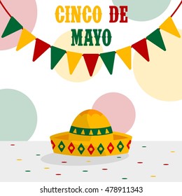 Cinco de Mayo poster design template