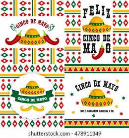 Cinco de Mayo poster design template