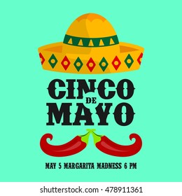 Cinco de Mayo poster design template