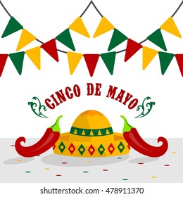 Cinco de Mayo poster design template