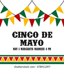 Cinco de Mayo poster design template