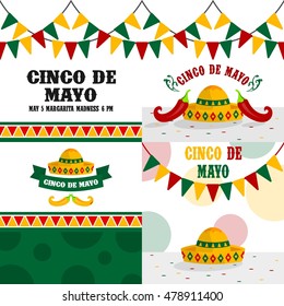 Cinco de Mayo poster design template