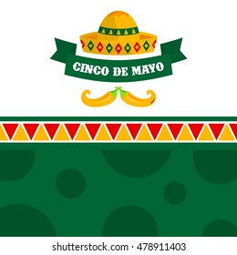 Cinco de Mayo poster design template