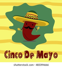 Cinco de Mayo poster design template