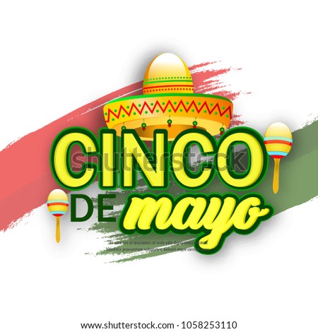cinco de mayo poster template text stock vector royalty free