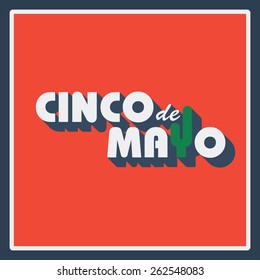 Cinco de Mayo posters backgrounds. Fiesta flyer in vintage style. Mexican holiday festival. Eps10 vector illustration