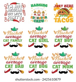 Cinco de mayo t shirt design Bundle