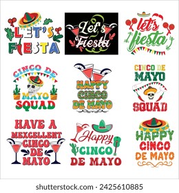 Cinco de mayo t shirt design Bundle